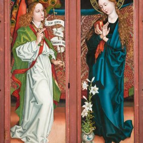 Martin Schongauer, Volets du Retable d’Orlier, 1475-1480, huile sur bois (tilleul) © Musée Unterlinden, Colmar. Photo : Christian Kempf.