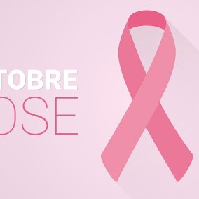 Noeud rose symbole de la lutte contre le cancer