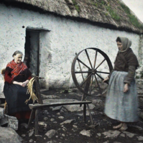 Autochorme Marguerite réalisée par Marguerite Mespoulet et Madeleine Mignon en Irlande pour les Archives de la Planète 