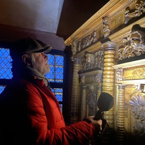 The castle by torch - Thematic tour (nocturnal) ©Château du Haut-Koenigsbourg